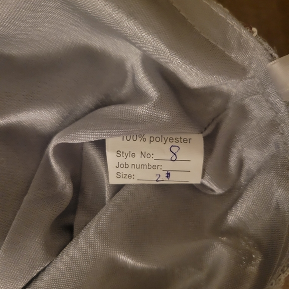 Amazon Silver Sequin Maxi Skirt - Picture 4 of 4